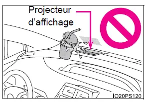 Toyota Prius: Affichage tête haute