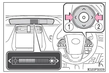 Toyota Prius: Combiné d'instruments