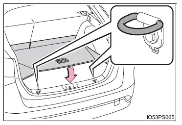 Toyota Prius: Utilisation des dispositifs de rangement