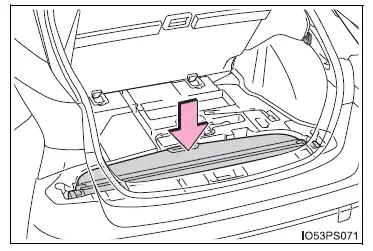 Toyota Prius: Utilisation des dispositifs de rangement