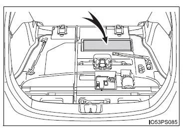 Toyota Prius: Utilisation des dispositifs de rangement