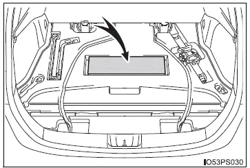 Toyota Prius: Utilisation des dispositifs de rangement