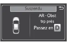 Toyota Prius: Utilisation des systèmes d'aide à la conduite