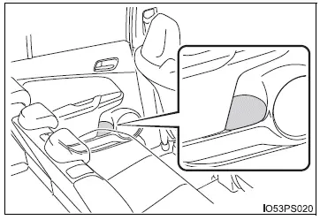 Toyota Prius: Utilisation des dispositifs de rangement