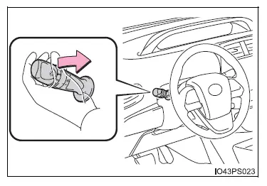 Toyota Prius: Utilisation des éclairages et des essuie-glacesUtilisation des éclairages et des essuie-glaces